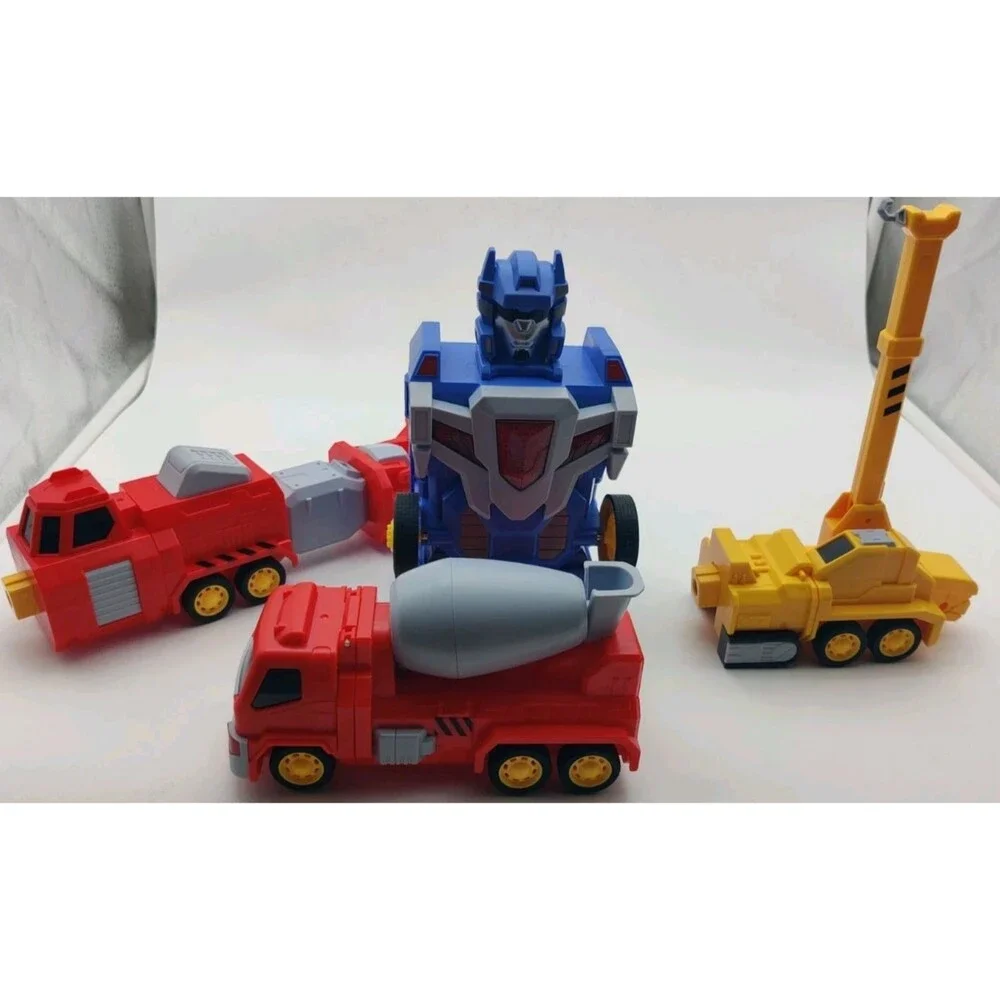 Magnetic Transforming Construction Vehicle Toy Lot Replacement Parts With Sound